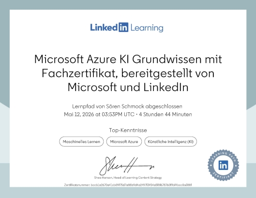 Microsoft Azure KI Grundwissen: Workloads und Machine Learning auf Azure